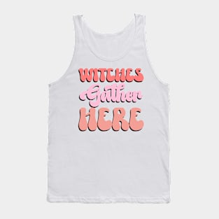Witches Gather Here Halloween Tank Top